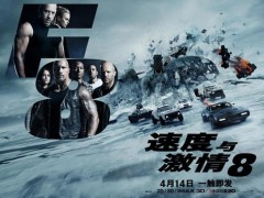 《速度与激情8》中国预售狂破记录 距上映四天已近亿