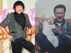 谢金晶爸爸节PO照 猪哥亮这一面你没看过