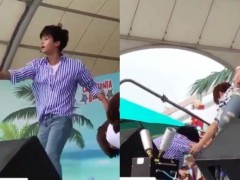 VIXX成员N跳舞忽然体力不支往后摔 被扶进后台“双脚瘫软晕倒”