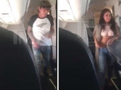54岁汤米李依旧老当益壮 与小24岁网红女友机上嘿咻20分钟